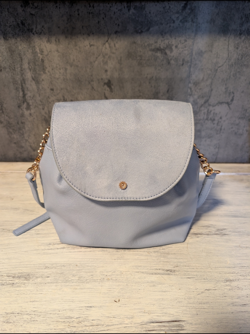 Lauren Conrad Crossbody Bag with Rose Gold Chain Accent